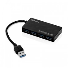 Dark Connect Master 4 Port USB 3.0 Hub U341 - 1