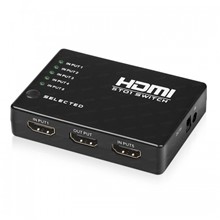 Dark Full HD 4 Giriş 1 Çıkışlı Uzaktan Kumandalı HDMI Switch (Seçici)  - 1