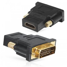 Dark HDMI - DVI-D Dönüştürücü (HDMI dişi - DVI-D erkek) - 1