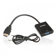 Dark HDMI - VGA ve SES Aktif Dijital-Analog Dönüştürücüsü - 1