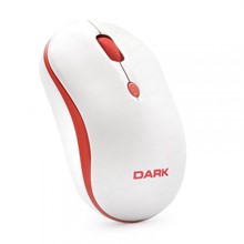 Dark Msw100W Wireless Notebook Mouse - Kırmızı/Beyaz - 1